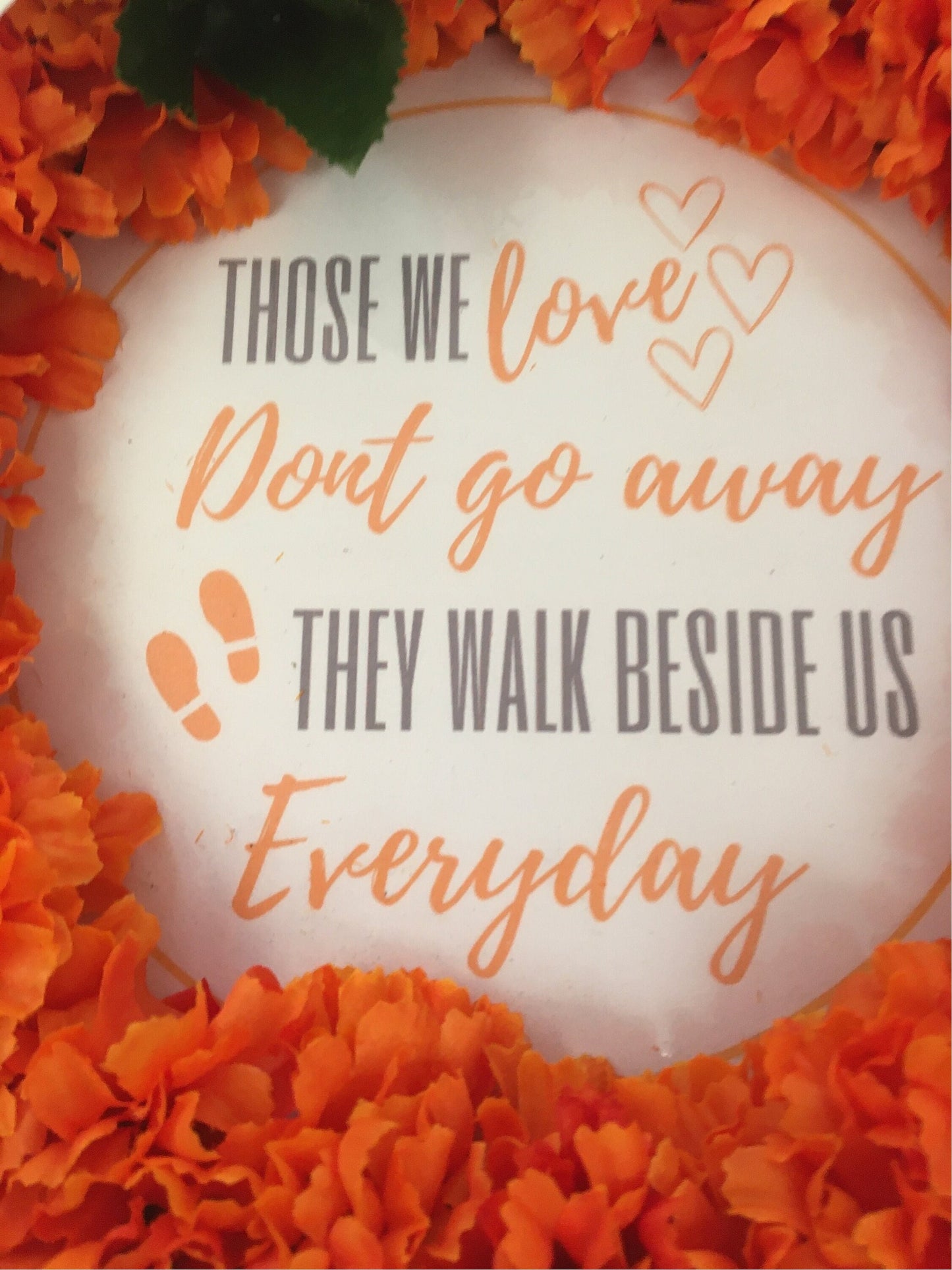 Wreath Artificial Silk Funeral Flower Tribute Quote Any Colour memorial wreath for Mum, Nan, Dad Grandad.