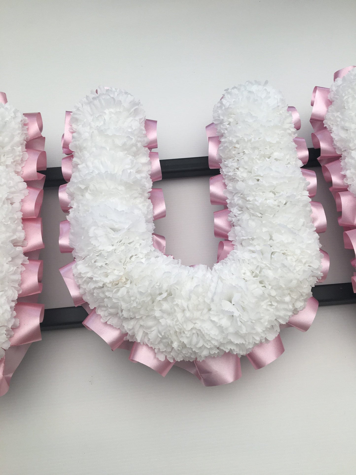 MUM Funeral Flowers Artificial Silk 3 Letter Tribute For Grave