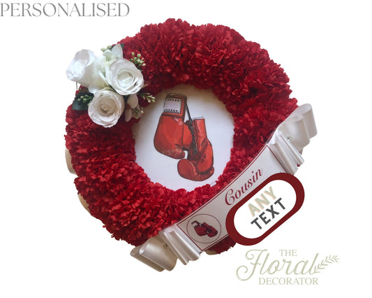 Any Sport Wreath Artificial Silk Funeral Flower Sports Team Memorial Tribute Grave